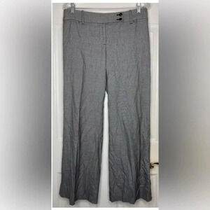 Woman Black White Pattern Wide Leg Dress Pant Slacks Trousers Sz 6? EUC
